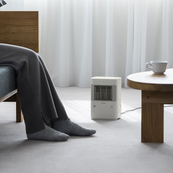 温度調節・人感センサー付き 足元ヒーター まめポカ SH-T251