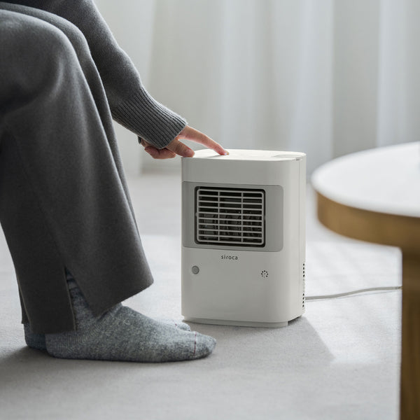 温度調節・人感センサー付き 足元ヒーター まめポカ SH-T251