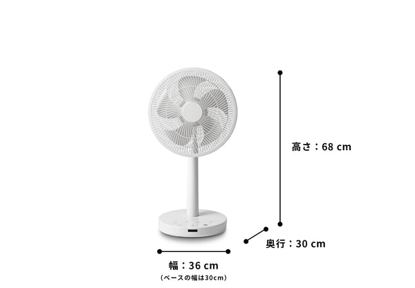 DC音声操作サーキュレーター扇風機 シロカのポチタマ扇(2025年モデル) SF-V251