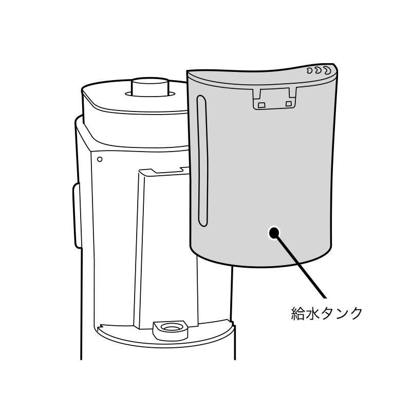 コーヒーメーカー 給水タンク SC-10C151KT(対応型番:SC-10C151)