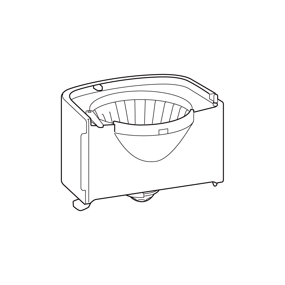 コーン式全自動コーヒーメーカー カフェばこPRO  バスケット SC-C261DR(しずく漏れ防止弁付き)(対応型番:SC-C261/CM-6C271/SC-C281)