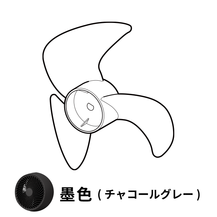 3Dサーキュレーター Japandi(ジャパンディ) SF-15A221 羽根SF-15A221IF(対応型番:SF-15A221)