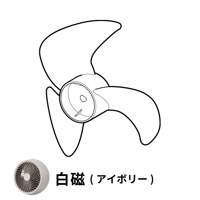 3Dサーキュレーター Japandi(ジャパンディ) SF-15A221 羽根SF-15A221IF(対応型番:SF-15A221)