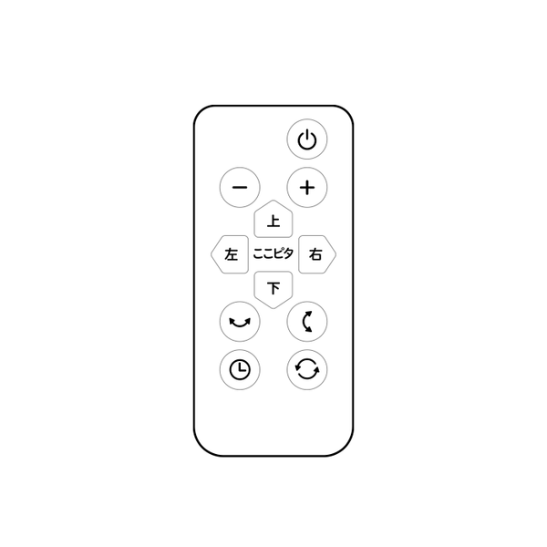 3Dサーキュレーター botanical SF-15A221 リモコンSF-15A221RM(対応型番:SF-15A221)