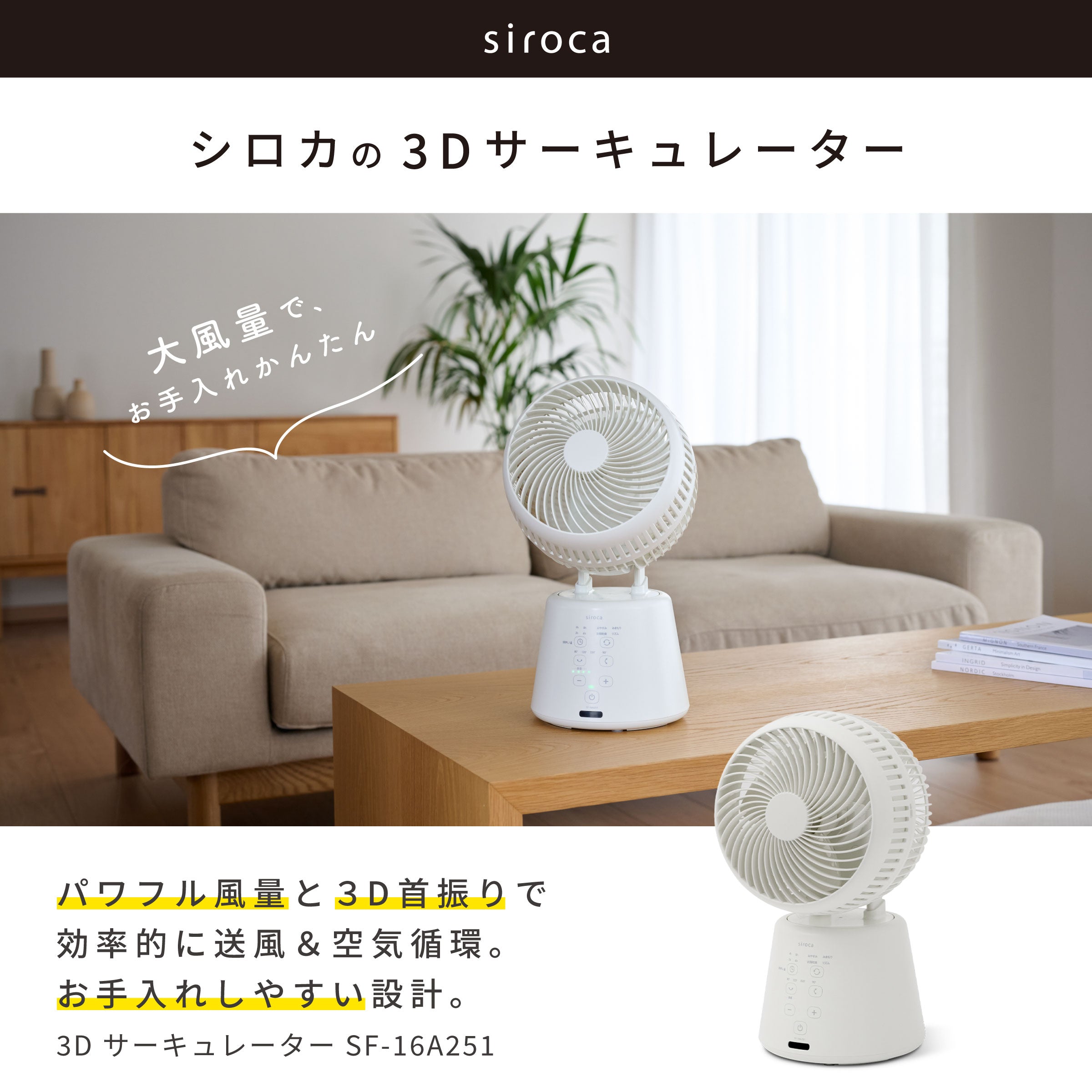3D サーキュレーター SF-16A251