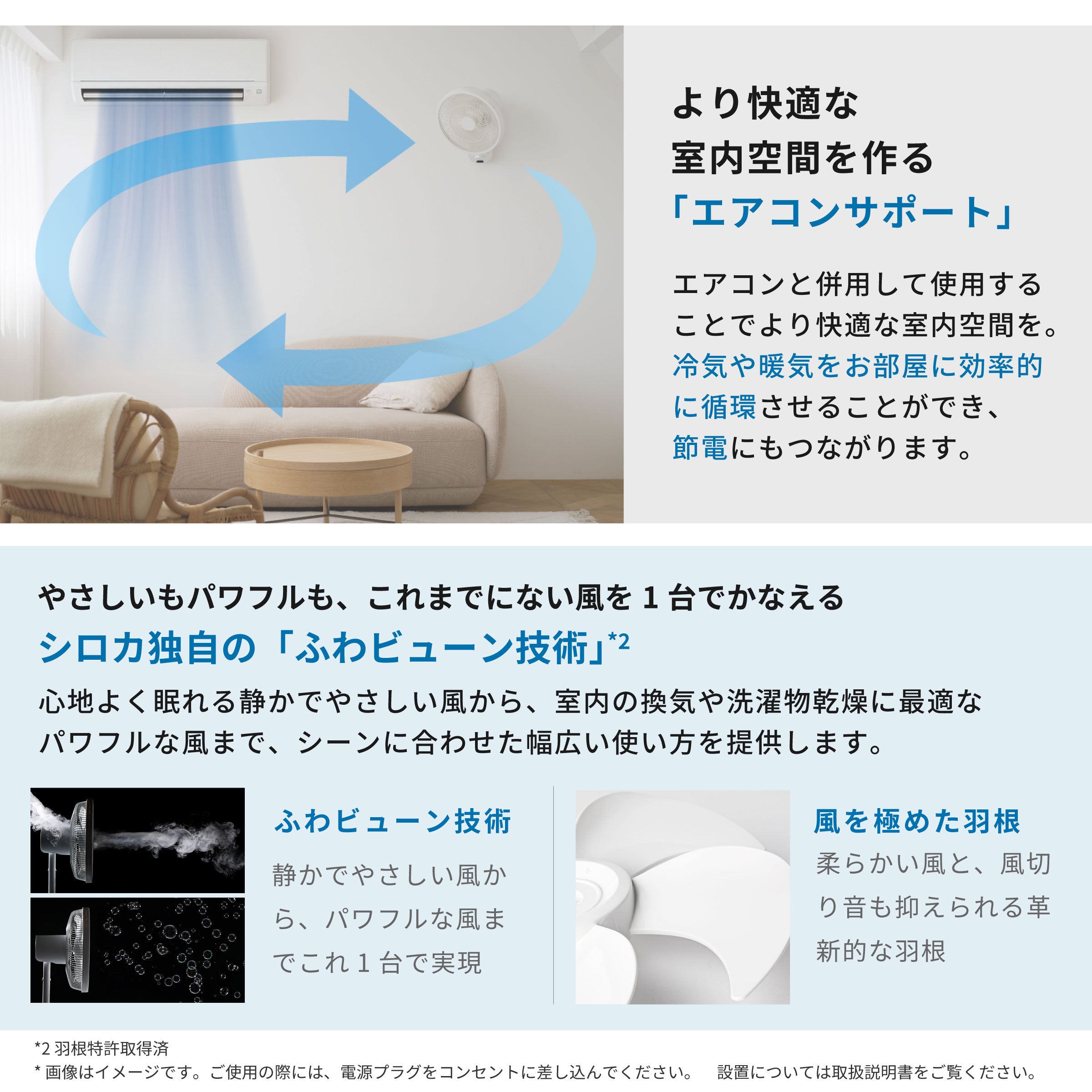 壁掛け扇風機 壁掛けふわビューン SF-W251