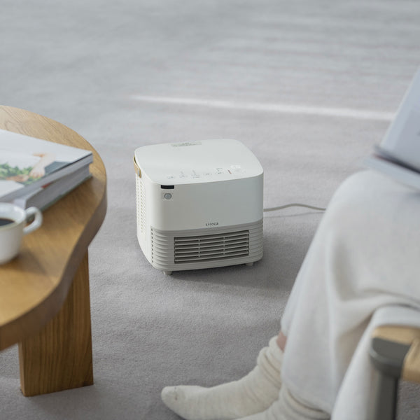 [温度表示付き] 人感センサー付き セラミックファンヒーター ポカCUBE SH-CF251