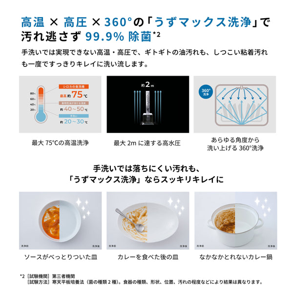 食器洗い乾燥機　少人数向け（1～3人用）SS-M171