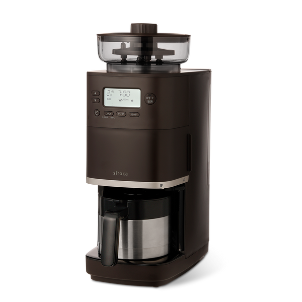 コーン式全自動コーヒーメーカー「カフェばこPRO」 SC-C271 | シロカ コーン式全自動コーヒーメーカー「カフェばこPRO」 SC-C271 | シロカ